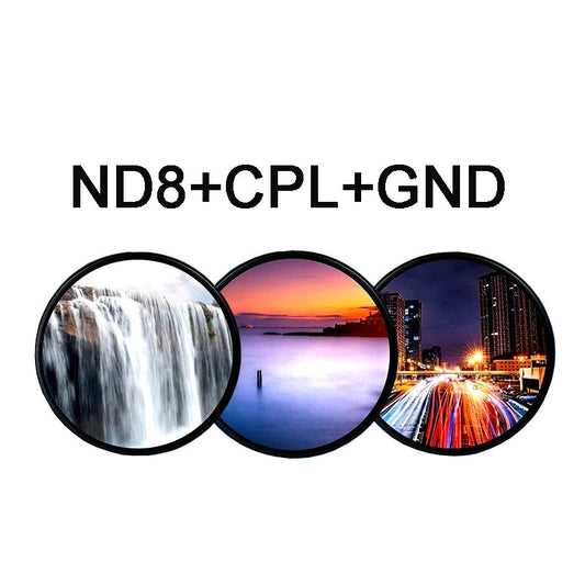 Lens Filter 3 in 1 Kit (CPL ND8 GND)