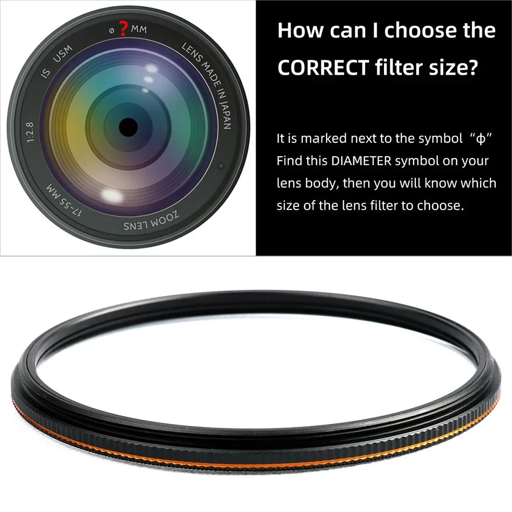 Lens Filter 7-in-1 Kit (CPL, Close-Up +10, White Soft, 6-Line Star, GND)