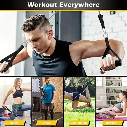 TPE Resistance Band Set - Complete Home Gym Solution