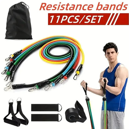 TPE Resistance Band Set - Complete Home Gym Solution